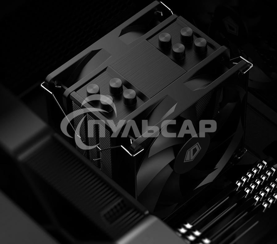 Кулер для процессора ID-COOLING SE-214-XT PLUS черный 120мм алюминий/медь 1800rpm 35.2db 4-pin 200W 150мм