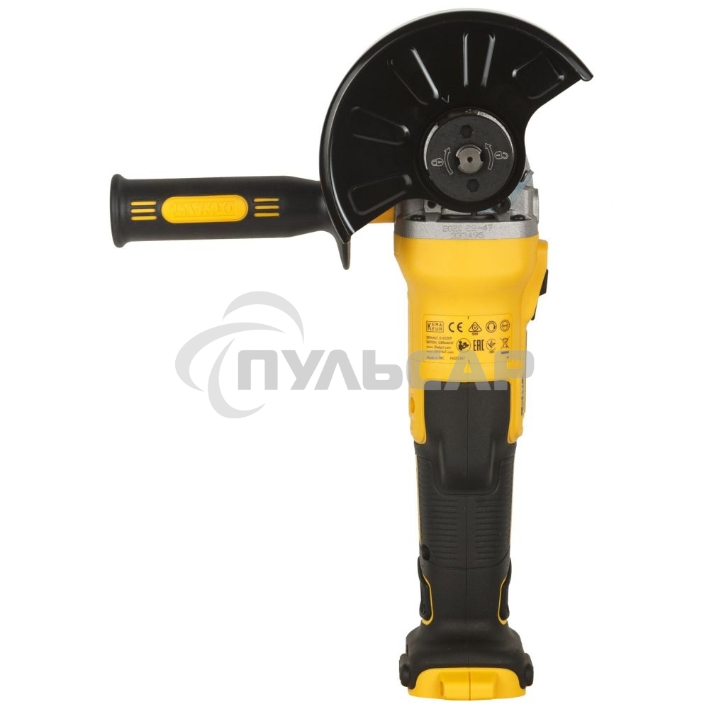 Углошлифовальная машина DeWalt DCG405N 18.0 В XR бесщеточная УШМ, 125мм, 9000 об/мин, сдвижной выключатель, без аккумуляторов и з/у, 1.75 к