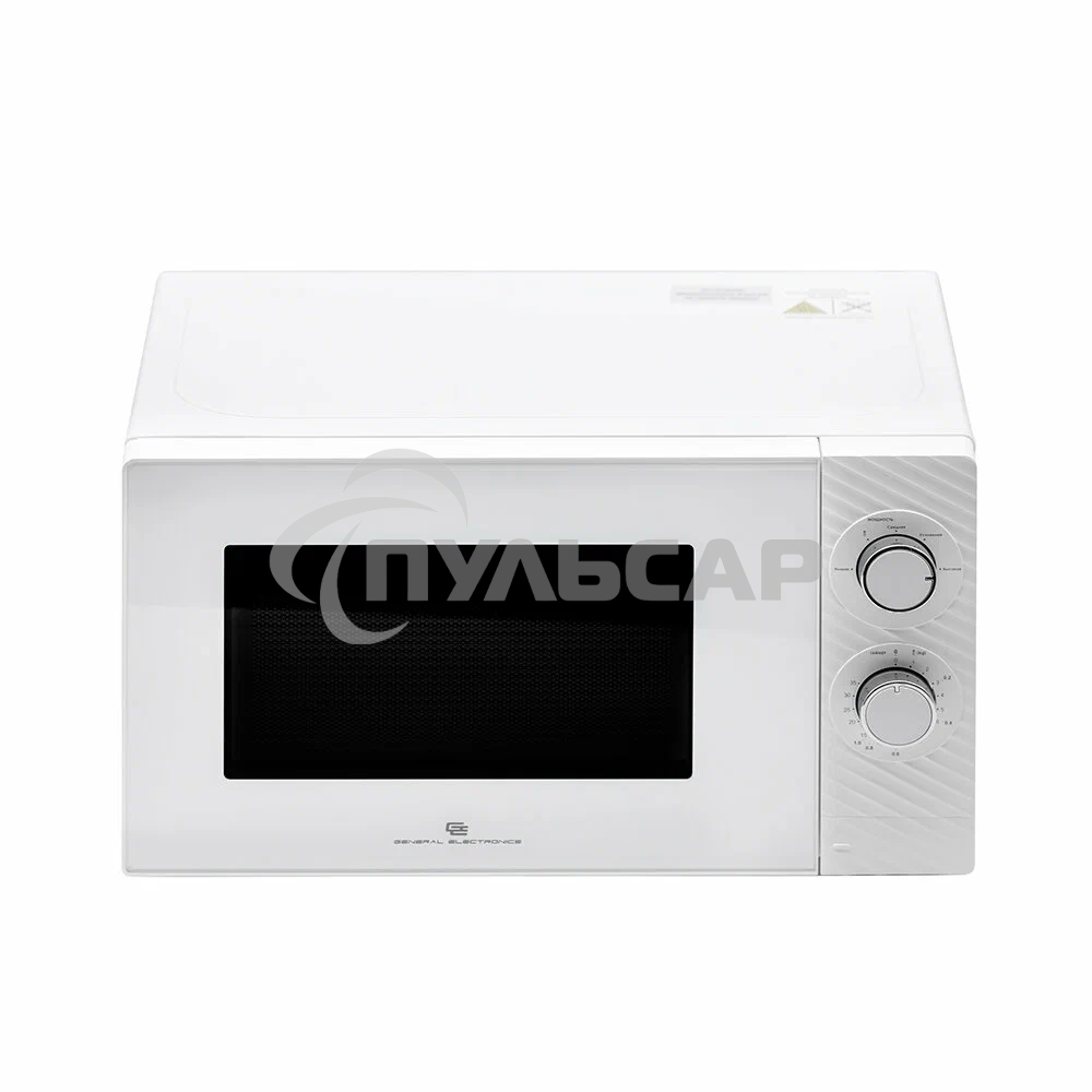 Микроволновая печь General Electronics 20L SOLO белая GE-MS120W 700W