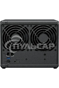 Сетевое хранилище Synology DiskStation DS925+ черный (AMD Ryzen V1500B/4Gb/4 pcs (3.5