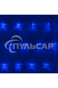 Гирлянда светод. Funray Cетка ML-144B, 1.0*1.5м, 144LED, синий, IP20, прозрачный шнур 1,5м, контр,