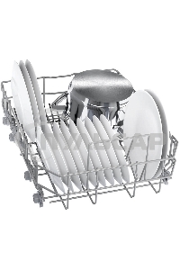 Встраиваемая посудомоечная машина Bosch SPV4EMX10E, серебристый, 44.8 см, 10 компл., 44 дБ, класс C