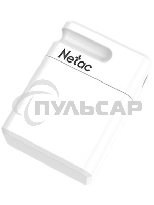 Флешка USB Netac U116 mini NT03U116N-064G-32WH USB 3.2 64 Gb, up to 130Mb/s белый