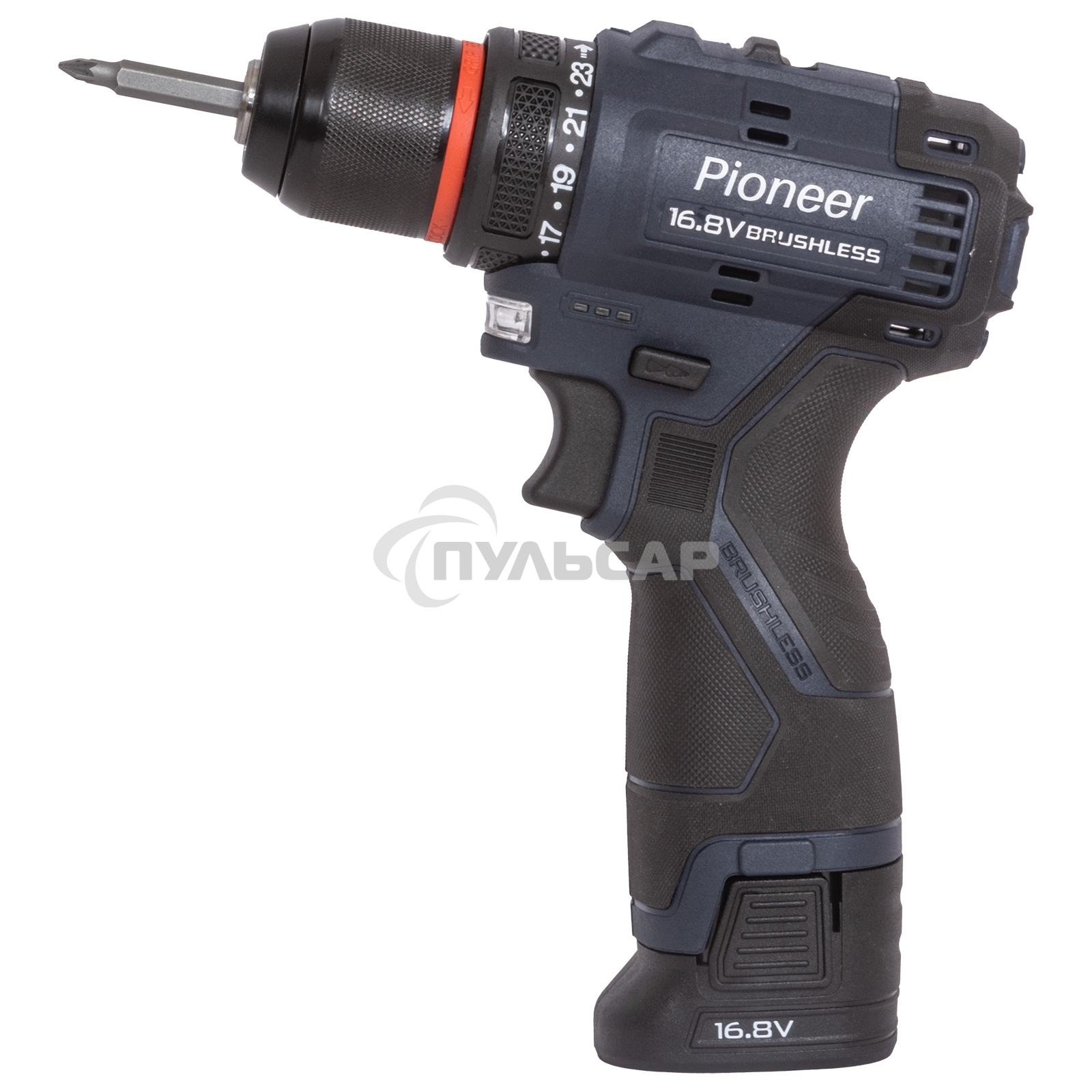 Дрель-шуруповерт аккумуляторная Pioneer CD-E1602BL-12C