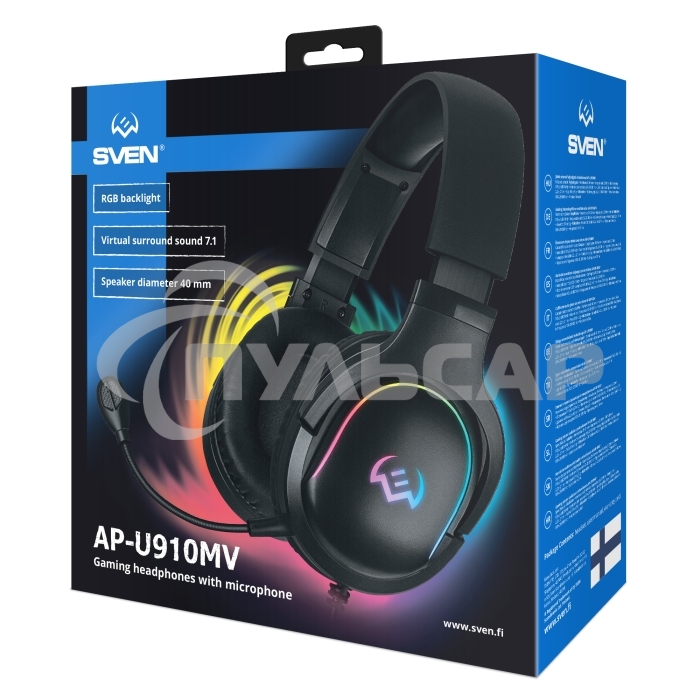 Игровые наушники SVEN AP-U910MV, черный