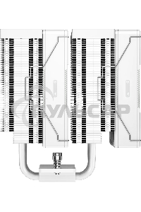 Кулер для процессора PCCooler RZ620 WH (260W, 4-pin PWM, 158mm, Al/Cu, 6x6mm, 2x120мм, 86.73CFM, 32dBA, 1800RPM, S: 1851/1700/1200/115X, AM5/AM4, белый)