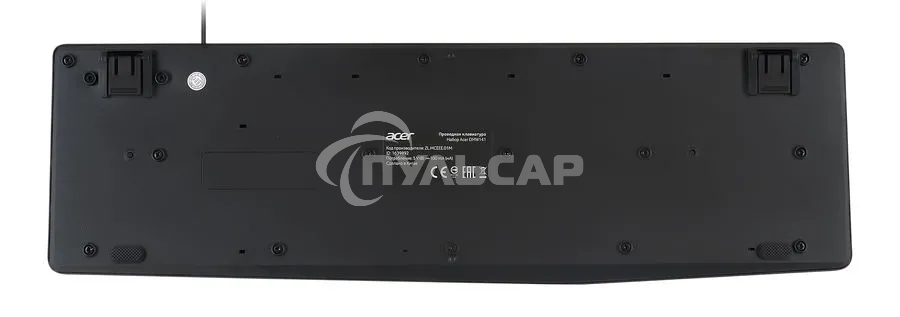 Комплект клавиатура + мышь Acer OMW141 клав:черный мышь:черный USB