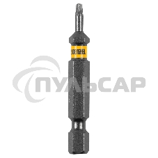 Набор бит Denzel TORX 8х50, сталь S2, шестигранный профиль, 10 шт.