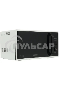 Микроволновая печь Samsung MG23K3515AW/BW, 800Вт, 23л, кнопки, поворотный механизм, белый/черный