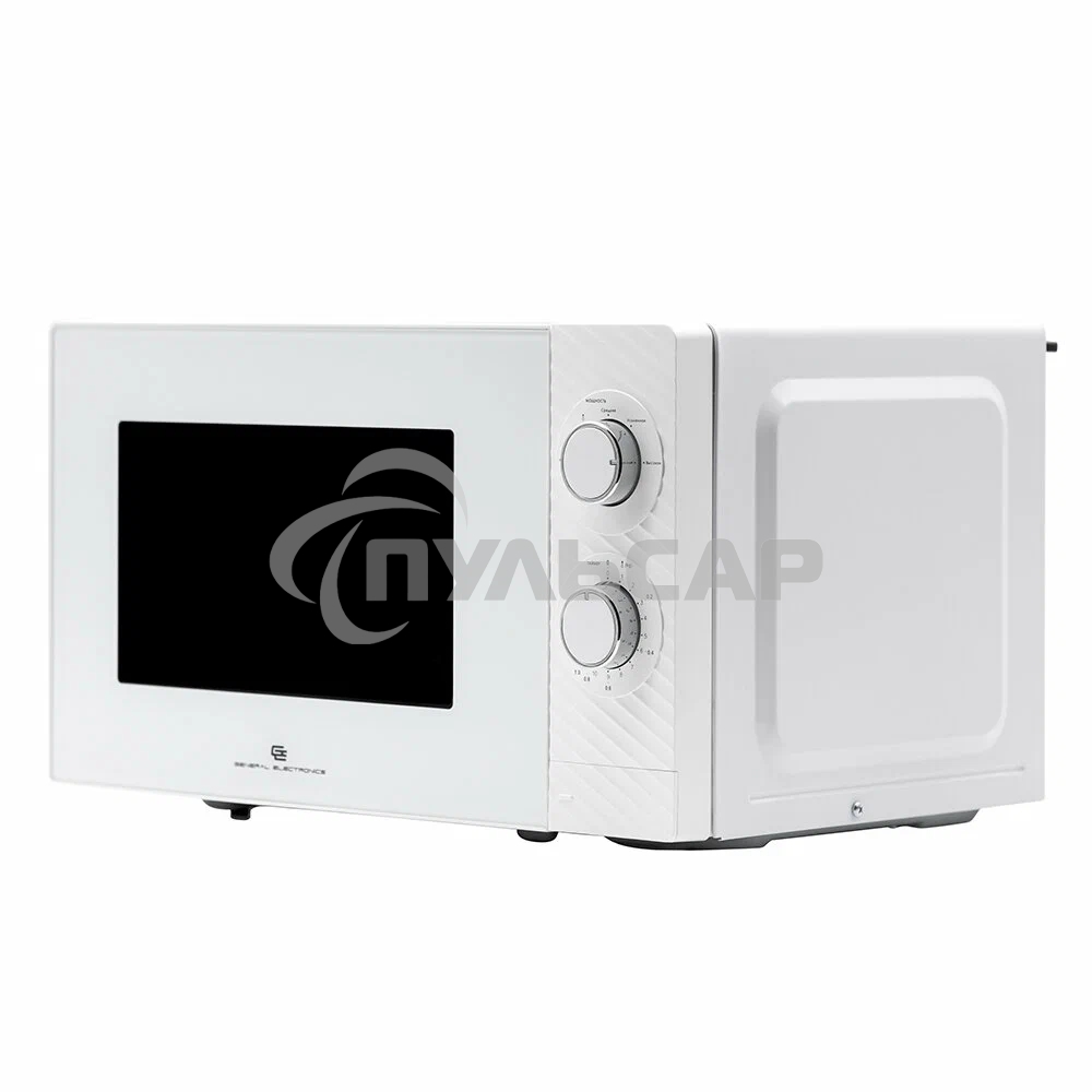 Микроволновая печь General Electronics 20L SOLO белая GE-MS120W 700W