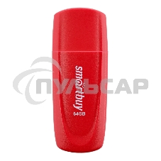 Флешка USB Smartbuy R/W (SB064 Gb2SCR) UFD 2.0 064 Gb Scout Red красный