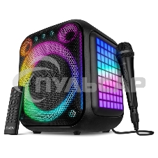 Портативная колонка Sven PS-880, черный, 1.0, 110 Вт (RMS), Bluetooth, FM, USB, microSD, LED-дисплей, аккумулятор