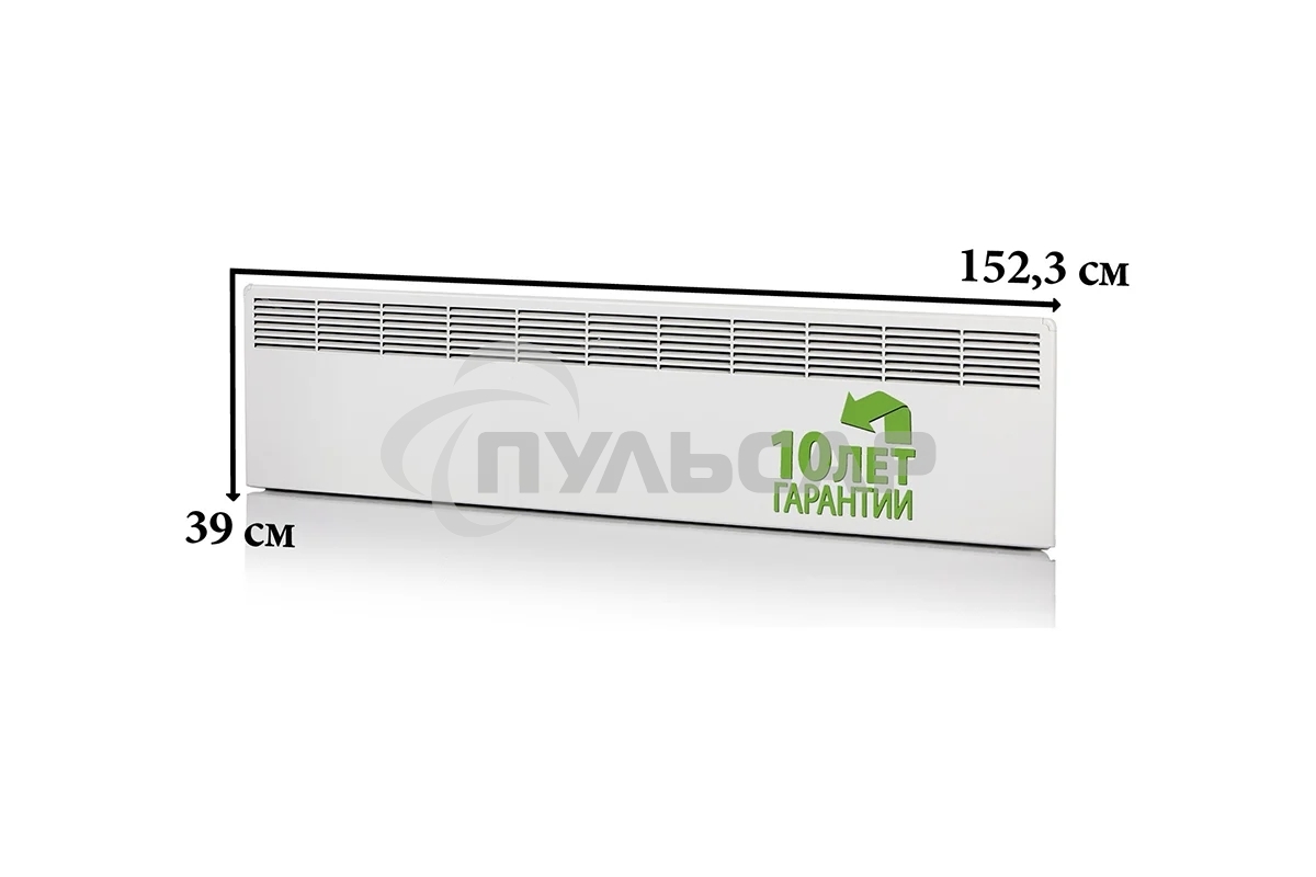 Конвектор ENSTO FinnHeat EPHBM20PR белый, 2000 Вт, 32 м2, термостат