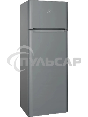 Холодильник Indesit TIA 14 G серебристый двухкамерный 194/51л морозилка сверху, ручное