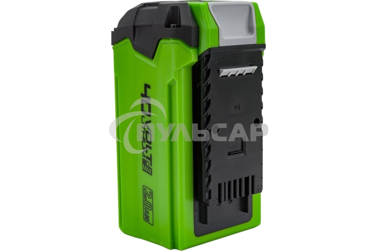 Аккумулятор с USB разъемом GreenWorks G40USB2 для техники 40V, 2 А.ч