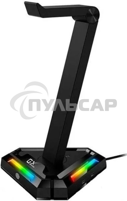 Держатель для наушников Headphone stand Genius GX-UH100, RGB, USB-A x2 / USB-C x2, USB 2.0