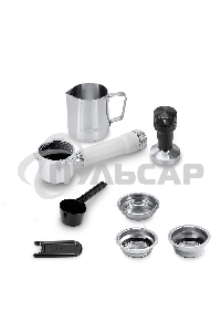 Кофеварка рожковая Delonghi EC890.WI белый, молотый, 1,1 л, 1450 Вт, 15 бар