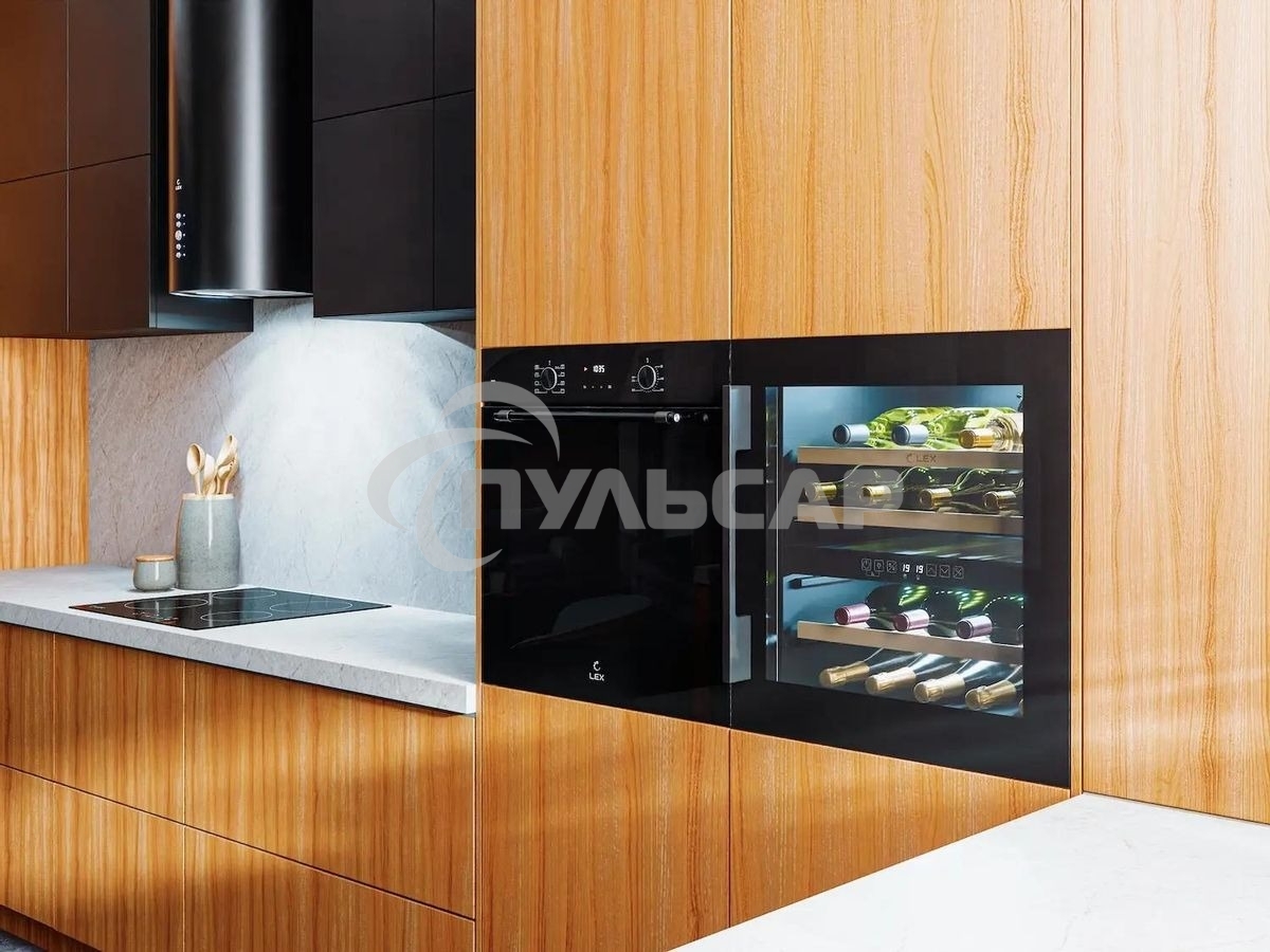 Винный шкаф LEX LWD6036BL dual zone 1-нокамерн. черный стекло (CHAT500007)