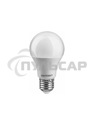 Лампа светодиодная ОНЛАЙТ 61141 OLL-A60-12-230-6.5K-E27 грушевидная