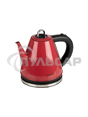 Чайник электрический Energy E-263 1,2л, нержавейка, красный (12)