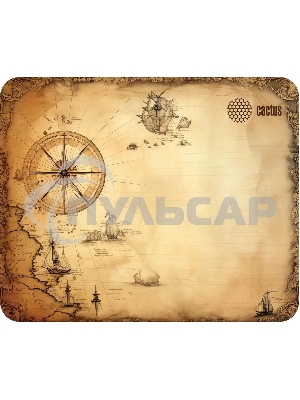 Коврик для мыши Cactus Antique map 220x180x2мм (CS-MP-P08XS)