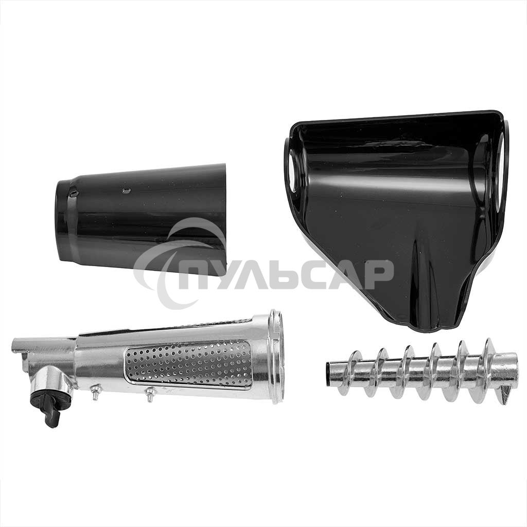 Мясорубка электрическая DELTA DL-6105M черный с красным