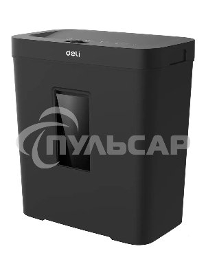 Шредер Deli ET021 черный (секр.P-4) фрагменты 8лист. 12лтр.