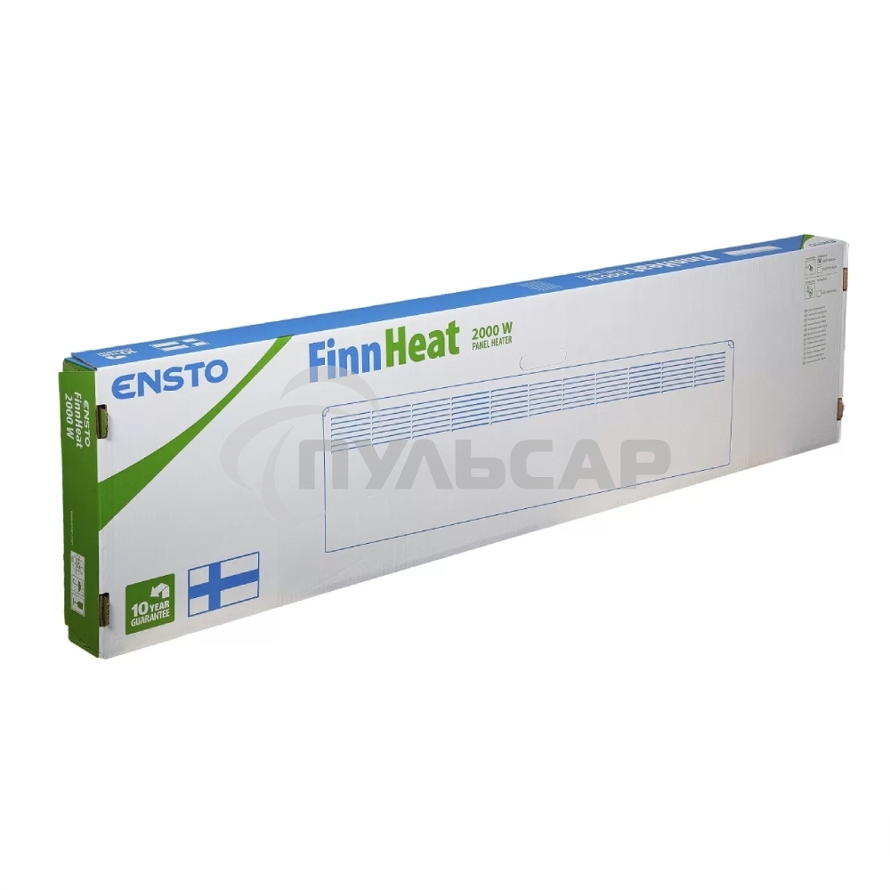 Конвектор ENSTO FinnHeat EPHBM20PR белый, 2000 Вт, 32 м2, термостат