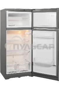 Холодильник Indesit TIA 14 G серебристый двухкамерный 194/51л морозилка сверху, ручное