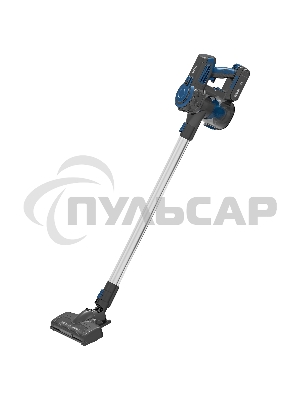 Пылесос вертикальный BBK BV3001 синий/серый, питание от аккумулятора, 150 Вт, уборка сухая, пылесборник 0.8 л, работа от АКБ max 30 мин