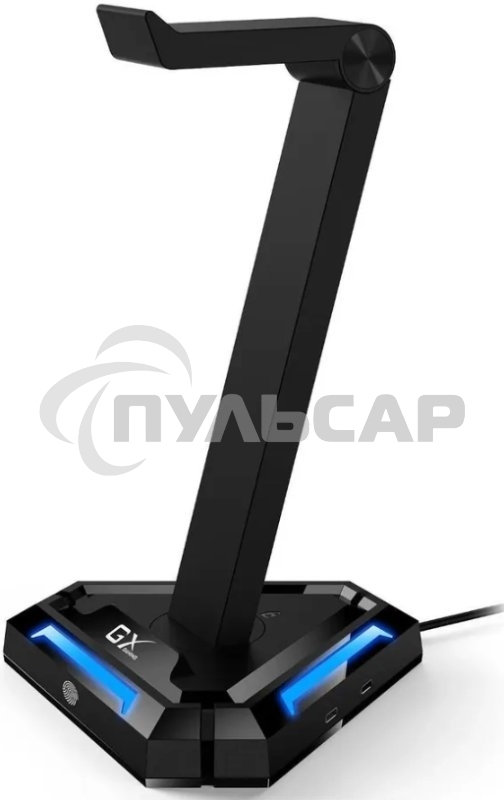 Держатель для наушников Headphone stand Genius GX-UH100, RGB, USB-A x2 / USB-C x2, USB 2.0
