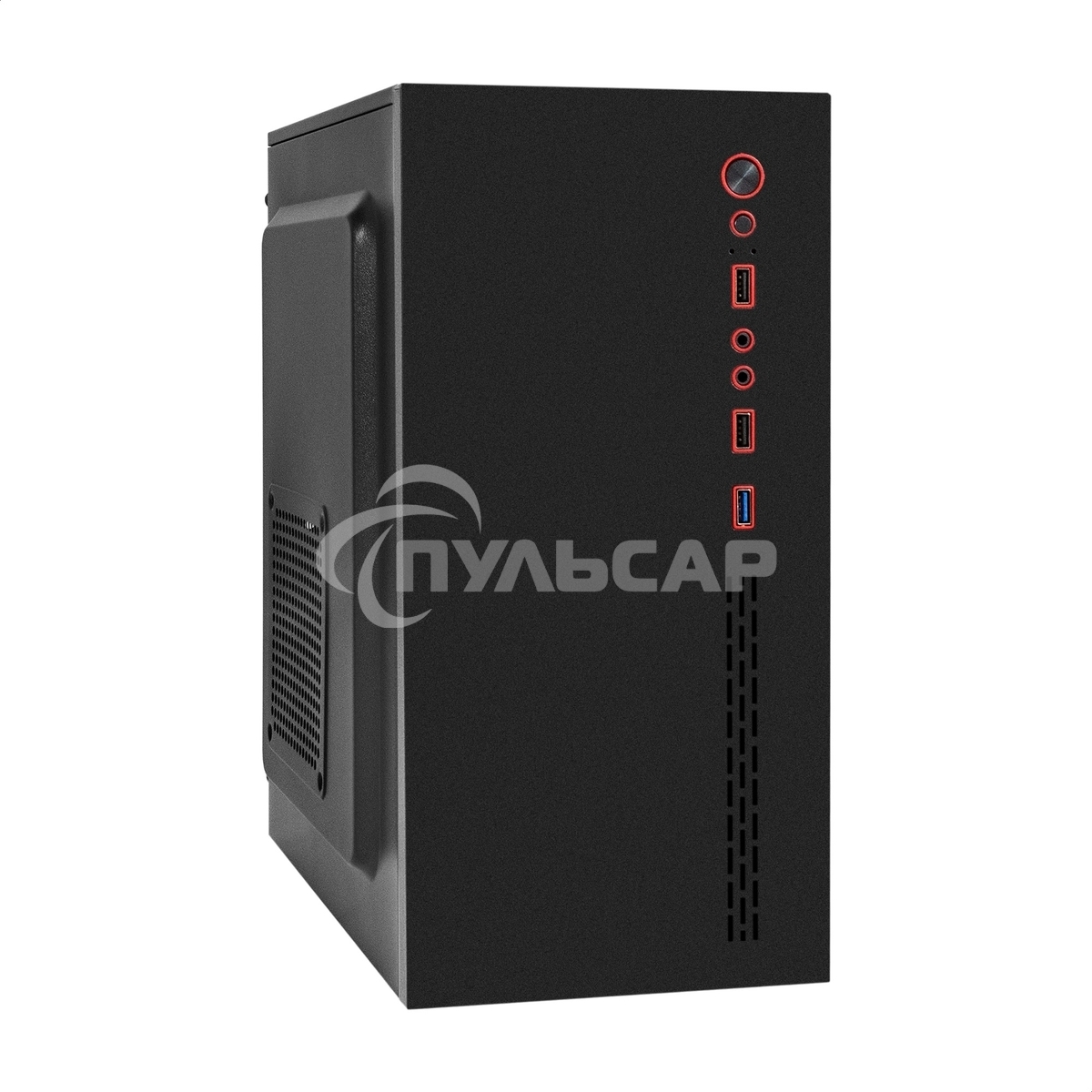 Компьютерный корпус Minitower ExeGate EX298810RUS BAA-403U2 (mATX, без БП, 1*USB+2*USB 3.0, HD Audio, черный)