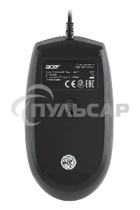 Комплект клавиатура + мышь Acer OMW141 клав:черный мышь:черный USB