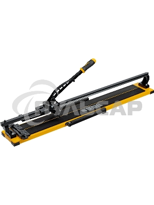 Плиткорез рельсовый 1000х16мм, каретка на подш., стальная станина, усил. рукоятка-пенал Denzel