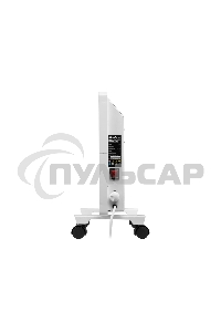 Конвектор MTX КМ-1000.1 белый, 1000 Вт, 15 м2, термостат