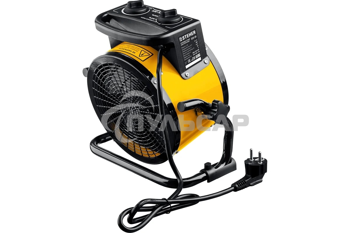 Электрическая тепловая пушка (SEK-5R) STEHER 3 кВт