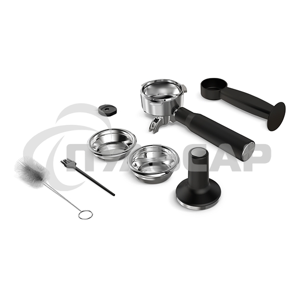 Кофеварка рожковая BQ CM5002 серебристый/черный, исп. кофе - зерновой/молотый, 2,8 л, 2400 Вт, 19 бар