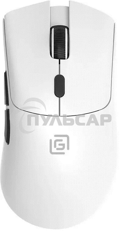 Мышь беспроводная Oklick 801GW белый, 10000 dpi, радиоканал, Bluetooth, USB, кнопки - 6