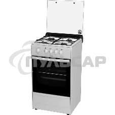 Плита газовая Darina 1В GM 441 002 W белый, конфорок 4 шт, духовка 50 л, 50 см x 85 см x 51 см