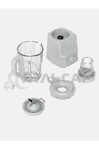 Блендер стационарный Tuvio TSB03MCG со стеклянной чашей и кофемолкой, серый