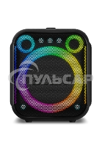 Портативная колонка Sven PS-880, черный, 1.0, 110 Вт (RMS), Bluetooth, FM, USB, microSD, LED-дисплей, аккумулятор