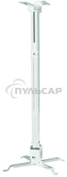 Кронштейн для проектора Buro PR04-140W белый макс.20кг потолочный поворот и наклон