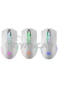 Мышь беспроводная Defender Pandora GM-502 белый, 3200 dpi, радиоканал, USB, кнопки - 7