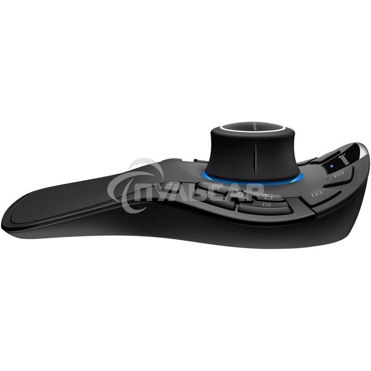 Мышь беспроводная/проводная 3DConnexion SpaceMouse Pro Wireless (3DX-700119) черный, радиоканал, Bluetooth, USB, кнопки - 15