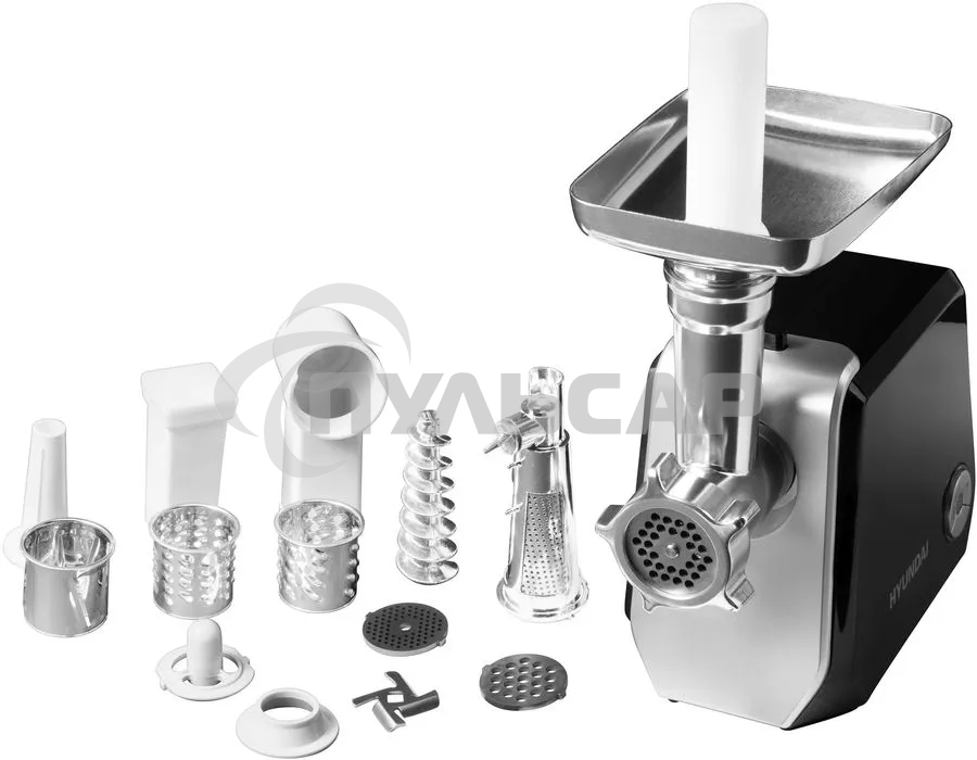 Мясорубка электрическая Hyundai HY-MG4422 1200Вт черный/серебристый
