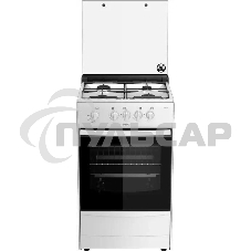 Плита газовая Darina 1В GM 441 002 W белый, конфорок 4 шт, духовка 50 л, 50 см x 85 см x 51 см