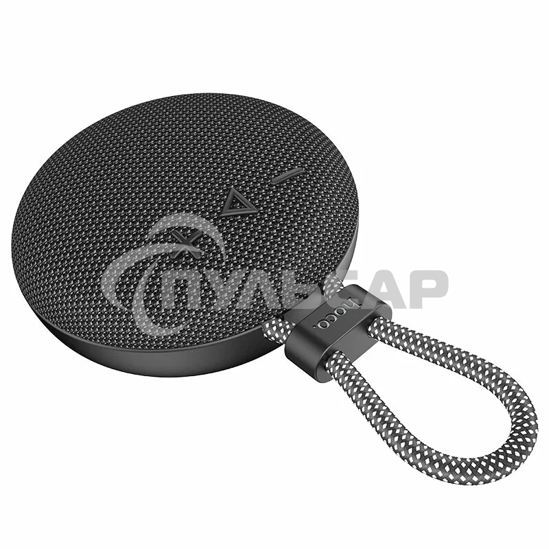 Портативная колонка круглая HOCO BS60, черный