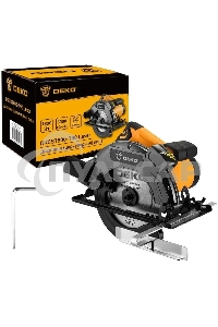 Циркулярная пила (дисковая) Deko DKCS1800-190 Laser 1800Вт (настольная) D диска.:190мм (083-1011)