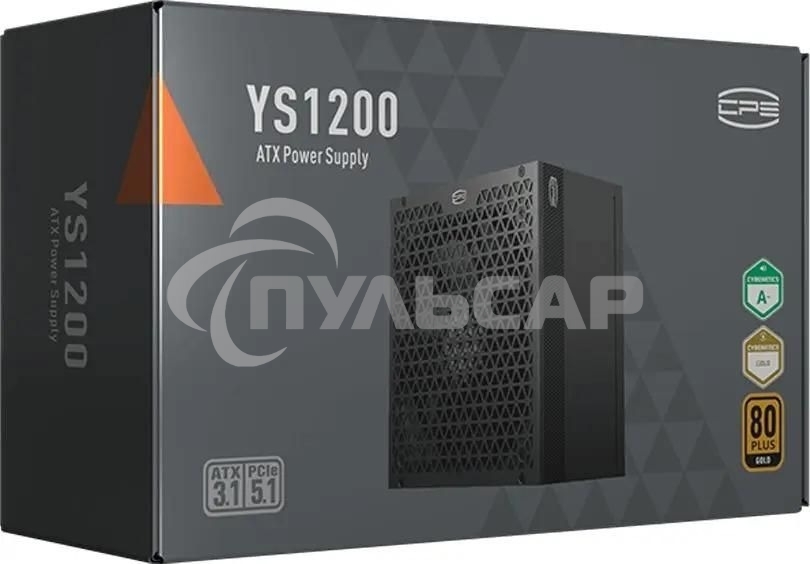 Блок питания PCCooler P5-YS1200-G1F черный 1200W 80 PLUS Gold, 135мм, модульный, черный