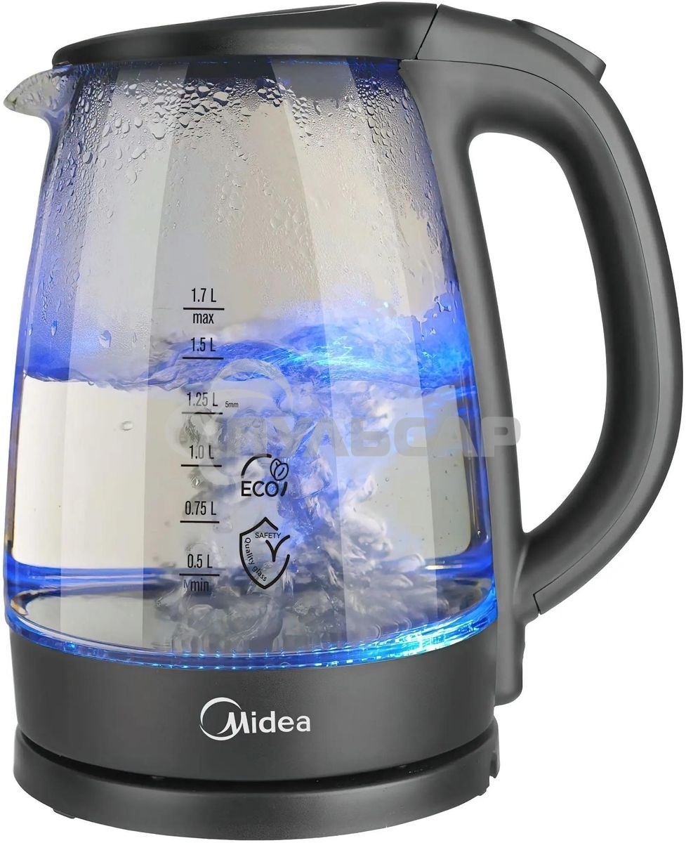 Чайник электрический Midea МК-8015, 2200Вт, черный